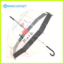 Parapluie droit transparent de Poe de mode pour la promotion